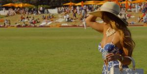 Girl at Polo Match